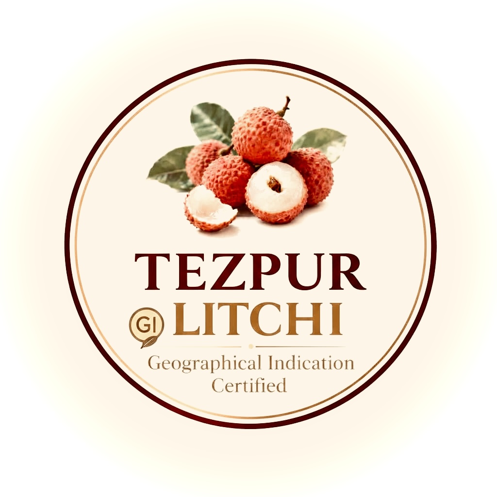 Tezpur Litchi Official Logo – GI Tagged Litchi from Assam